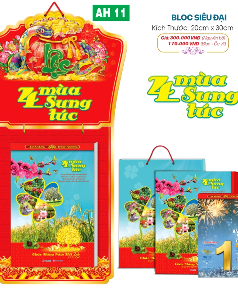 BỐN MÙA SUNG TÚC 20X30